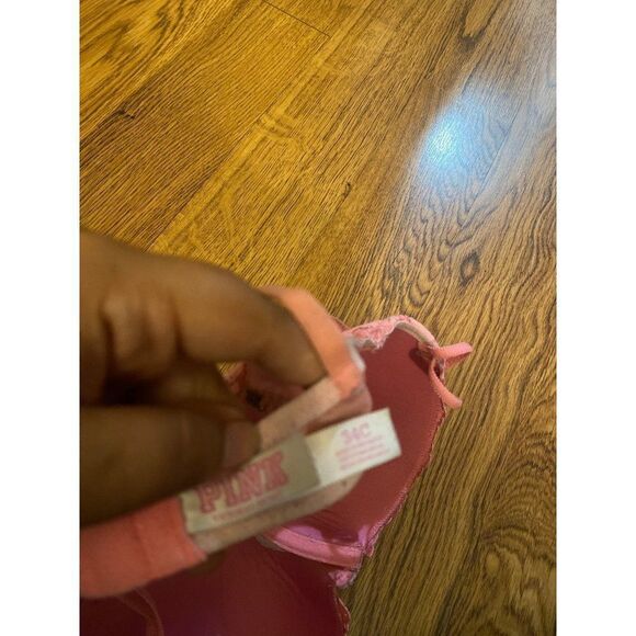 Victoria's Secret PINK, women's coral lace push up bra size 34C - Picture 4 of 4